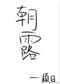朝露漙漙